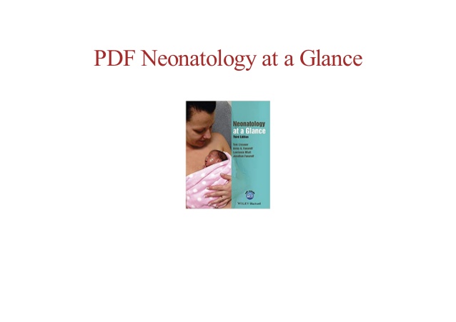Neonatology at a glance pdf free